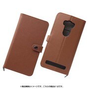 RT-AZSLBC6/BR [ASUS ZenFone Selfie ZD551KL シンプルブックレザーケース(合皮) ブラウン]