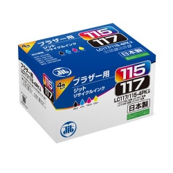 ヨドバシ.com - ジット JIT JIT-B1171154P [ブラザー LC117/115-4PK