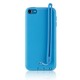 iPod touch 6th シリコンケース ブルー TR-SCTC15-BL