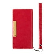 iPod touch 6th Journal 薄型フリップノートケース レッド TR-UTFNTC15-NRD