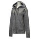 JXK81-A99709-J/M [SEASONAL TRAINING フリース フルジップジャケット レディース Mサイズ ダークグレイヘザー/ブラック/マットシルバー]