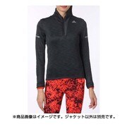 JXK67-AA0530-J/M [クライマヒート ハーフジップ レディース Mサイズ ヒートダークグレーメランジ]