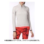 JXK67-AA5333-J/L [クライマヒート ハーフジップ レディース Lサイズ ヒートパールグレーメランジ]