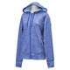 JXK81-AA8017-J/L [SEASONAL TRAINING フリース フルジップジャケット レディース Lサイズ ボールドブルー/カラードヘザー/マットシルバー]