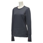 APY40-AC2306-J/OT [クライマヒート SEASONAL TRAINING 長袖アンダーシャツ レディース OTサイズ ダークグレー]