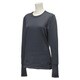 APY40-AC2306-J/L [クライマヒート SEASONAL TRAINING 長袖アンダーシャツ レディース Lサイズ ダークグレー]