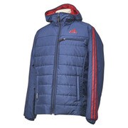 BCL58-AH6840-J/L [adidas24/7 中綿フーディジャケット メンズ Lサイズ カレッジネイビー/パワーレッド]