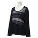 BCO10-AH7292-J/L [SC ドットグラフィックロングスリーブTシャツ レディース Lサイズ ブラック]