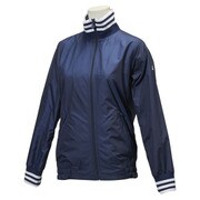 BCZ24-AH8393-J/M [adidas24/7 ウォームブレーカー ジャケット レディース Mサイズ カレッジネイビー/ホワイト]