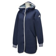 BCZ27-AH8405-J/L [adidas24/7 ライトパデット コート ミドルタケ レディース Lサイズ カレッジネイビー]