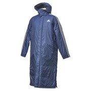 BDE01-AH9072-J/O [3ストライプ ロングコート メンズ Oサイズ カレッジネイビー]