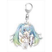レーシングミク×ハッカドール デカアクリルキーホルダー 初音ミク レーシング2015 [キャラクターグッズ]