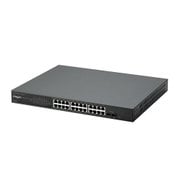法人用 スイッチングハブ WEBスマート対応 POE 24ポート 3年保証 EHB-SG2A24-PL