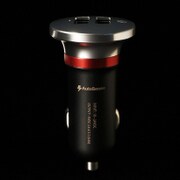 Car Ciger Charger シルバー アルミニウム DCC-A48ALSV
