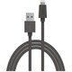 USB3.0対応 ライトニングケーブル Black SC500-S100 1.0m SC500-03 Bl