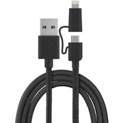 USB3.0対応 ライトニングケーブル Black SC600-T150R 2-in-1 Cable 1.5m SC100-150 BC