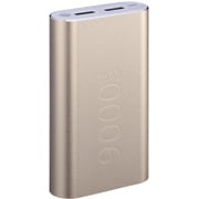 USB2ポート リチウムイオン モバイルバッテリー アルミニウムチタン合金 Gold M9000T GOC