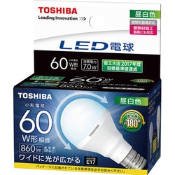 ヨドバシ Com 東芝 Toshiba Lda7n G E17 S 60w Led電球 E17口金 昼白色 通販 全品無料配達