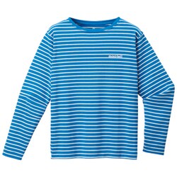 ヨドバシ Com モンベル Mont Bell Wic ボーダー ロングスリーブtシャツ キッズ 140 ブルー 通販 全品無料配達