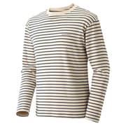 1104818 [WIC.ボーダー ロングスリーブTシャツ メンズ XLサイズ アイボリー]