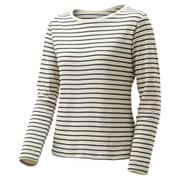 1104819 [WIC.ボーダー ロングスリーブTシャツ レディース Sサイズ アイボリー]