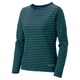 1104819 [WIC.ボーダー ロングスリーブTシャツ レディース Lサイズ ミント]