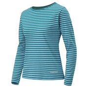 1104819 [WIC.ボーダー ロングスリーブTシャツ レディース Lサイズ ピーコック]