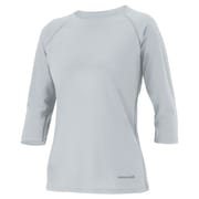 1104824 [WIC.フィット セミロングスリーブTシャツ レディース Mサイズ ライトシルバー]