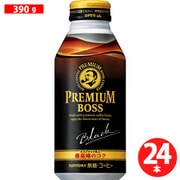 プレミアムボス ブラック 390g×24本 [コーヒー飲料]