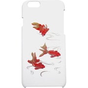 I6S-MK0-013 [iPhone 6s 4.7インチ用ケース 金魚 白]