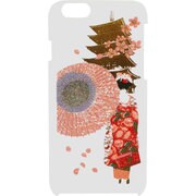 I6S-MK0-016 [iPhone 6s 4.7インチ用ケース 舞妓 白]