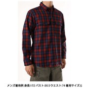 メリノウール トレールシャツ Men's 1104993 レッド Lサイズ [アウトドア シャツ メンズ]