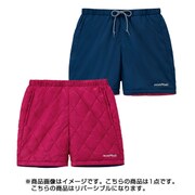 1105511 [サーマラップショーツ レディース Sサイズ チェリーレッド/インディゴ]