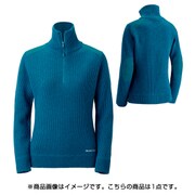 1106546 [ミッテルレギ ハーフジップセーター レディース Sサイズ ピーコック]
