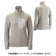 1106565 [ミッテルレギ フルジップセーター レディース Mサイズ ヘザーグレー]