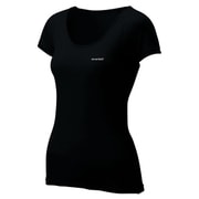 1107569 [ジオライン L.W. UネックTシャツ Women's L ブラック(BK)]