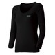 1107570 [ジオライン L.W. Uネックシャツ Women's M ブラック(BK)]