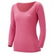 1107570 [ジオライン L.W. Uネックシャツ Women's M ピンク×ルビー(PK/RU)]