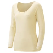 1107579 [スーパーメリノウール L.W. Uネックシャツ Women's L アイボリー(IV)]