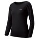 1107582 [スーパーメリノウールEXP. ラウンドネックシャツ Women's M ブラック(BK)]