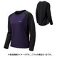1114131 [WIC.ラグラン ロングスリーブTシャツ レディース XLサイズ ダークチャコール×パープルネイビー]