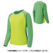 1114131 [WIC.ラグラン ロングスリーブTシャツ レディース Sサイズ ミント×レタス]