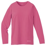 2104448 [コットンロングスリーブT ワンポイントロゴ レディース Sサイズ コスモス]