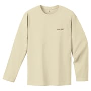 2104496 [ペアスキンコットン ロングスリーブT メンズ XLサイズ アイボリー]