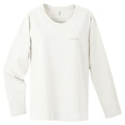 2104497 [ペアスキンコットン ロングスリーブT レディース Sサイズ ホワイト]