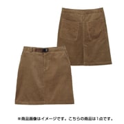 2105235 [コアスパン コーデュロイ スカート Mサイズ タン]