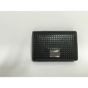 型押し LF付名刺入 クロ 6HN476