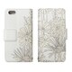 iPhone 6s用デザインプリント レザーケース 花2