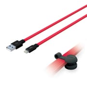 Lightningカラー 強靱ケーブル 2.0m レッド