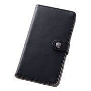 RT-AQM2LBC6/B  AQUOS SH-M02/SH-RM02 シンプルブックレザーケース/ブラック